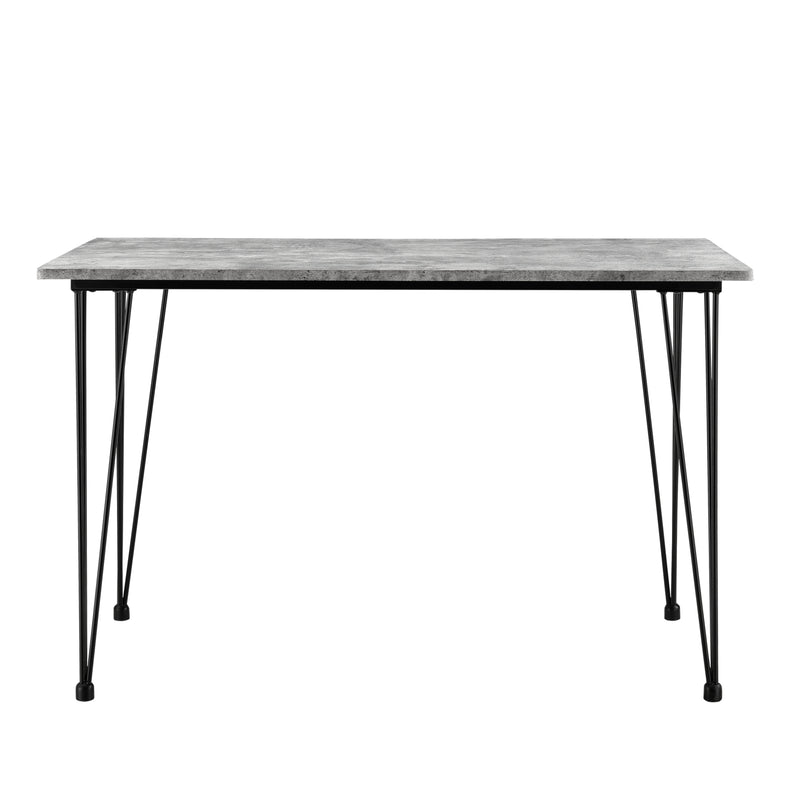 Esquema acotado Mesa de comedor Kiel 120x70 cm en varios colores en.casa