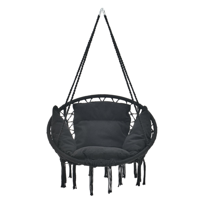 Esquema acotado Silla colgante Kailua Máx. 150 kg Interior Exterior con cojín casa.pro