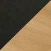 Perchero mural Evje con estante acero 80x30x20cm - Efecto Madera/Negro [en.casa]
