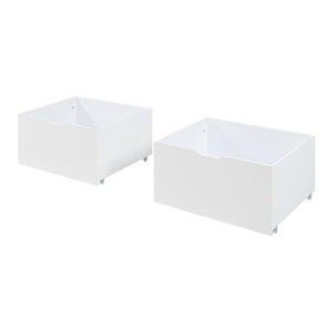 Cama casita Surnadal 90x200 cm Madera de pino Blanco/Natural [en.casa]