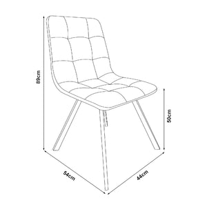 Grupo de comedor Hemnes de 5 piezas aspecto roble/gris oscuro [en.casa]