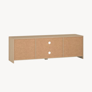 Mueble de televisión Takranmaa 150x40x50 cm efecto roble [en.casa]