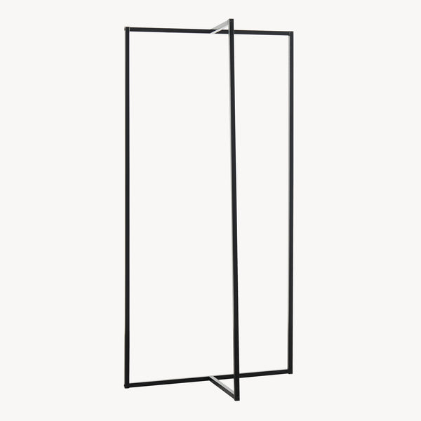 Perchero Norjad 160x80x41 cm Metal Negro [en.casa]