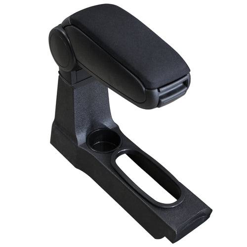 Reposabrazos central para Ford Fiesta 1995 - 2002 Mazda 121 con compartimento de almacenamiento negro [pro.tec] - premiumXL