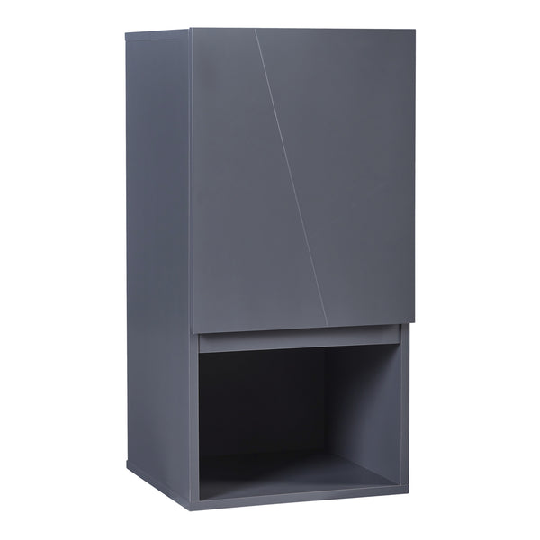 Conjunto de muebles de baño de 5 piezas Overath gris [en.casa]