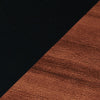 Armario con espejo Trond 50x60x15 cm Negro/Aspecto nogal [en.casa]