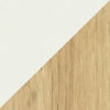 Cómoda Kerrköndam 94x76x40 cm aspecto roble/blanco [en.casa]