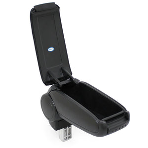 Reposabrazos central Peugeot 206 CC con compartimento de almacenamiento Textil Negro pro.tec