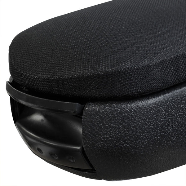 Reposabrazos central Passat B5 con compartimento de almacenamiento Textil Negro pro.tec