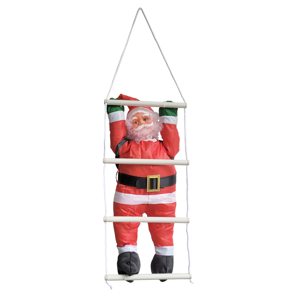 Papá Noel en escalera 60 cm [lux.pro]