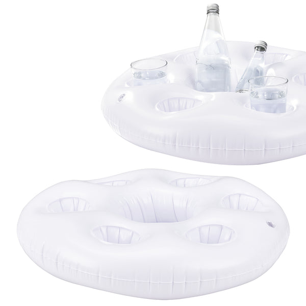 Barra de piscina inflable portavasos enfriador piscina flotador barra de jardín [casa.pro]