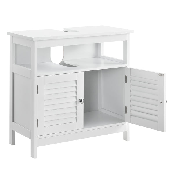 Armario de baño Waterford 60x60x30 cm Blanco en.casa