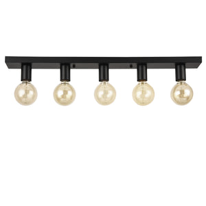 Lámpara de techo Corinto 5 luces redonda metal E27 lux.pro