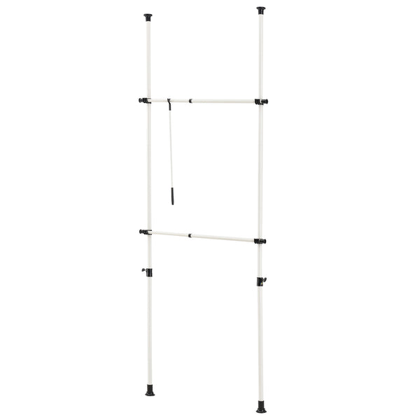 Perchero telescópico Kemi Blanco [en.casa]