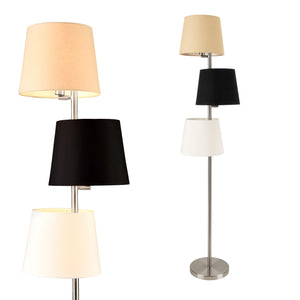 Lámpara de pie Braga 149 cm 3xE14 Máx. 40W lux.pro