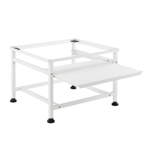 Base para lavadora Florimont con bandeja extraíble de acero [en.casa]