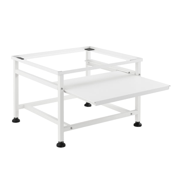 Base para lavadora Florimont con bandeja extraíble de acero [en.casa]