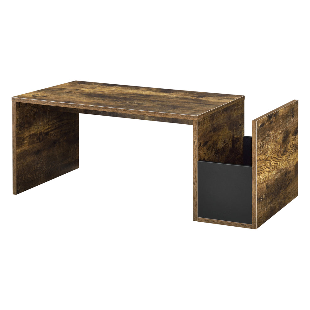 Mesa de centro Bollnäs 90x45x35 cm con estante varios colores en.casa - premiumXL