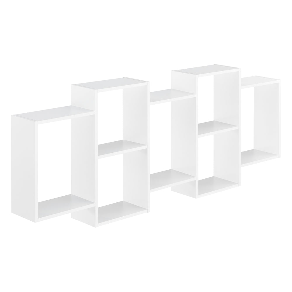 Estante de pared Jessheim 161x18x65 cm blanco en.casa - premiumXL