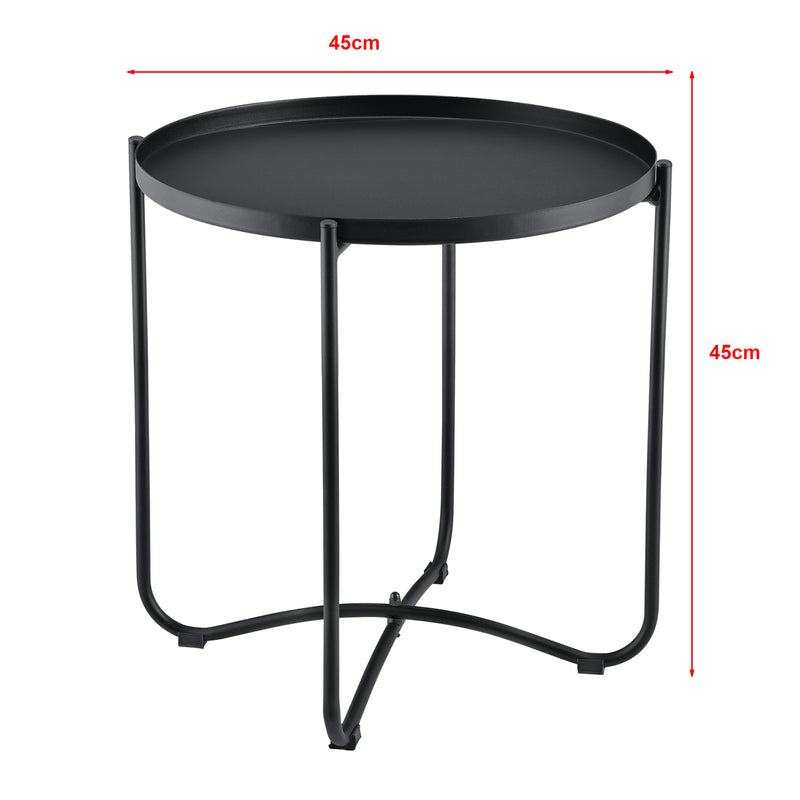 Esquema acotado Mesa con 2 sillas Älvkarleby negra en.casa
