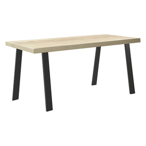 Estructura de mesa Kraftisried juego de 2 55/70x72cm acero negro [en.casa]