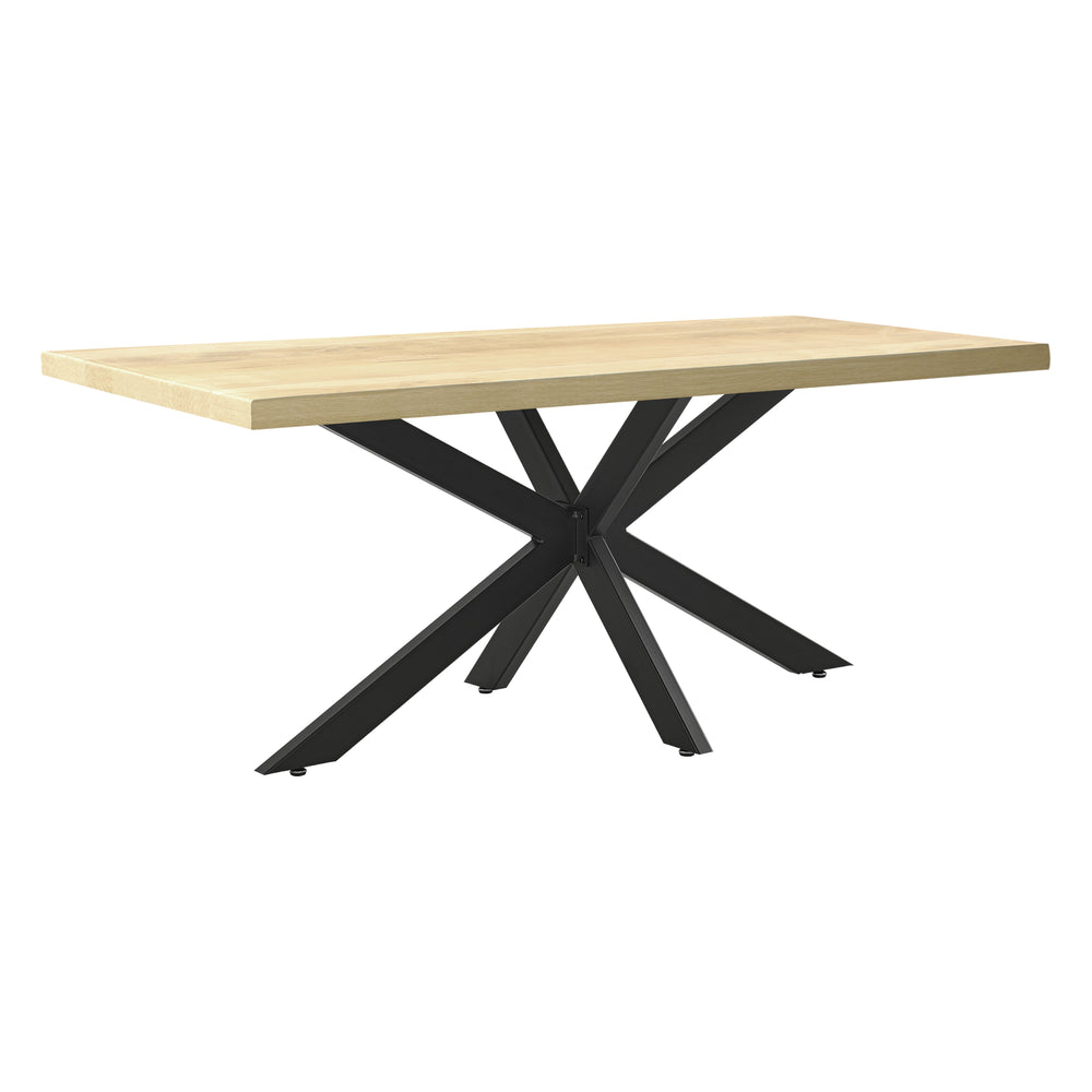 Estructura de mesa Oberau 150x78x71 cm negro [en.casa] - premiumXL