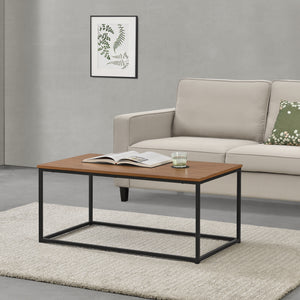 Mesa de centro Esbjerg 100x55x45cm Tono de madera oscuro en.casa