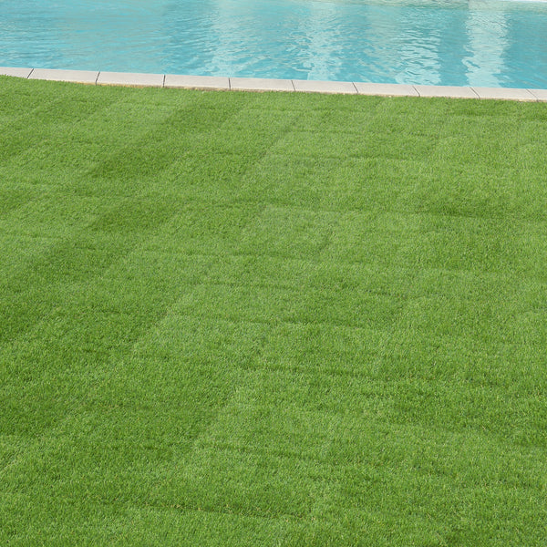 Baldosas de césped artificial Wiesloch juego de 11 piezas 1m² [en.casa]