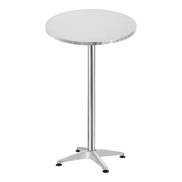 Mesa de bar y bistró Avesta Ajustable en altura Redonda [en.casa]