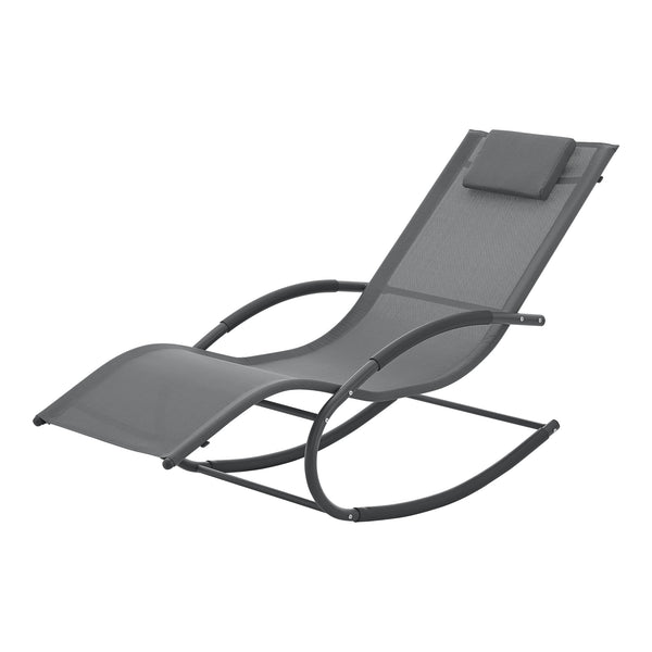 Tumbona columpio Tarent 150 kg Gris oscuro [en.casa]