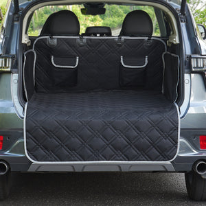 Cubierta protectora para coche Wolverhampton 185 x 171 cm Protector de maletero Negro [en.casa]