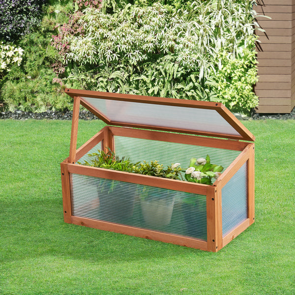 Cajón de cultivo Laarbeek 60 x 30 cm madera de pino [casa.pro]
