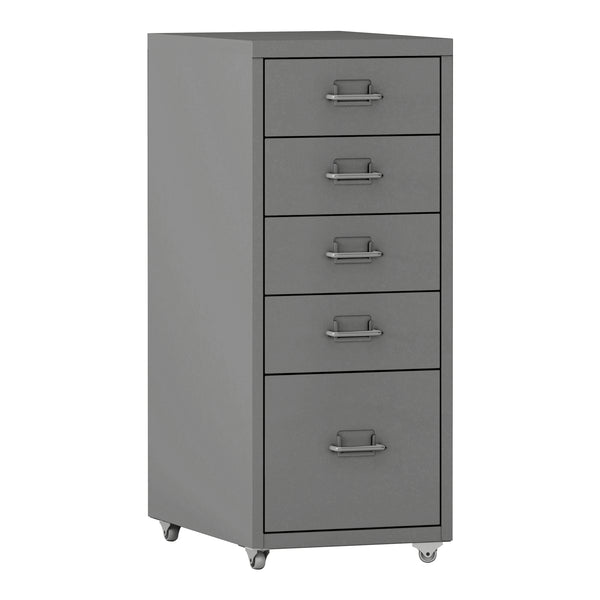 Contenedor móvil Kökar con 5 cajones 69x28x41 cm [en.casa]