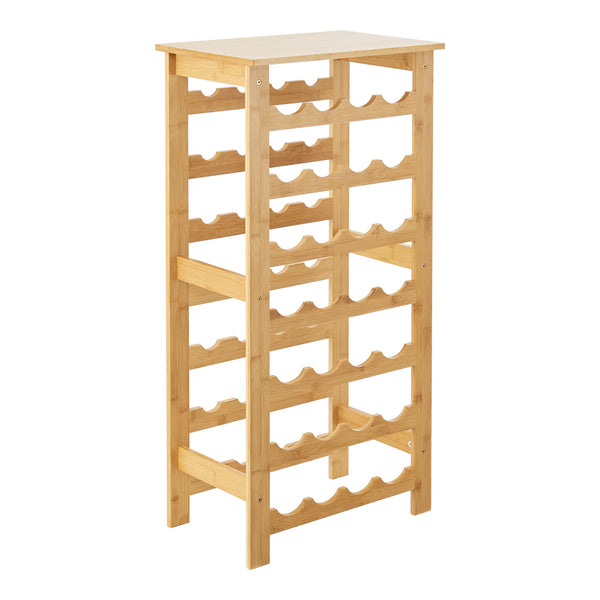 Estante para vino Äänekoski 94x47x29 cm Bambú natural [en.casa]