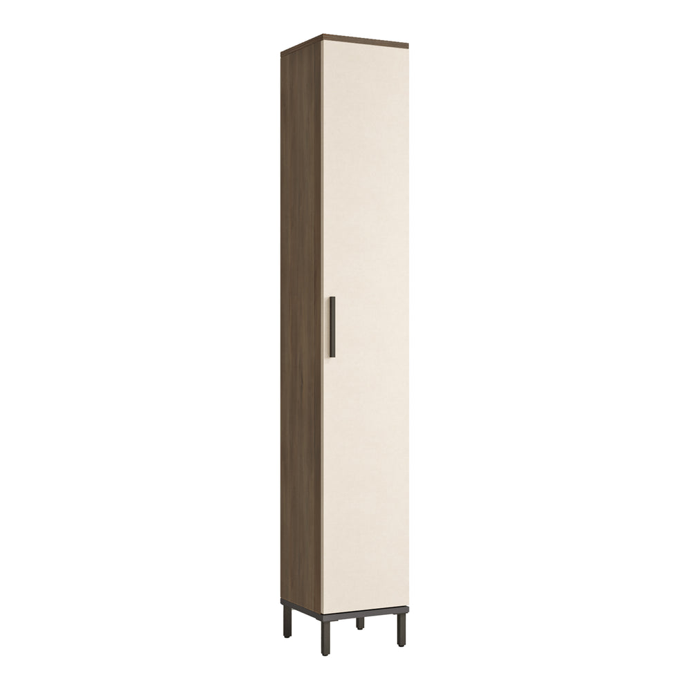 Armario alto Lieto con 6 estantes 183,5 x 29,5 x 29,5 cm roble gris [en.casa] - premiumXL