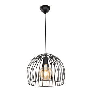Lámpara colgante Blackpool E27 Metal Negro [lux.pro]