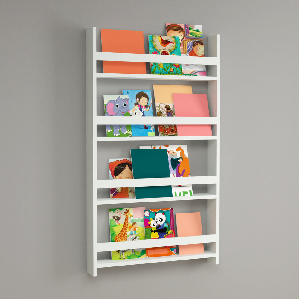 Estantería infantil Sotenäs 120x74x10cm blanco [en.casa] - premiumXL