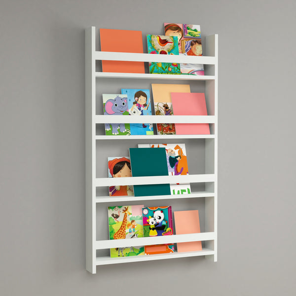 Estantería para niños Sotenäs 120x74x10cm Blanco [en.casa]