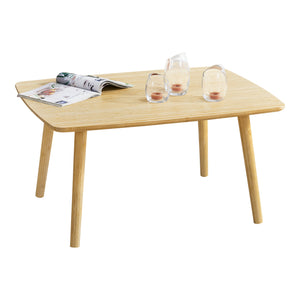 Mesa de centro Nurmijärvi Bambú 40x80x60 cm [en.casa]