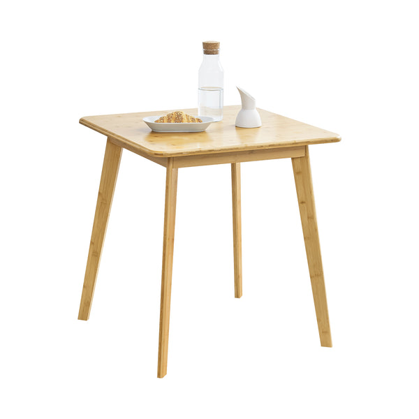 Mesa de comedor Närpes para 2 personas Bambú 75x70x70 cm [en.casa]