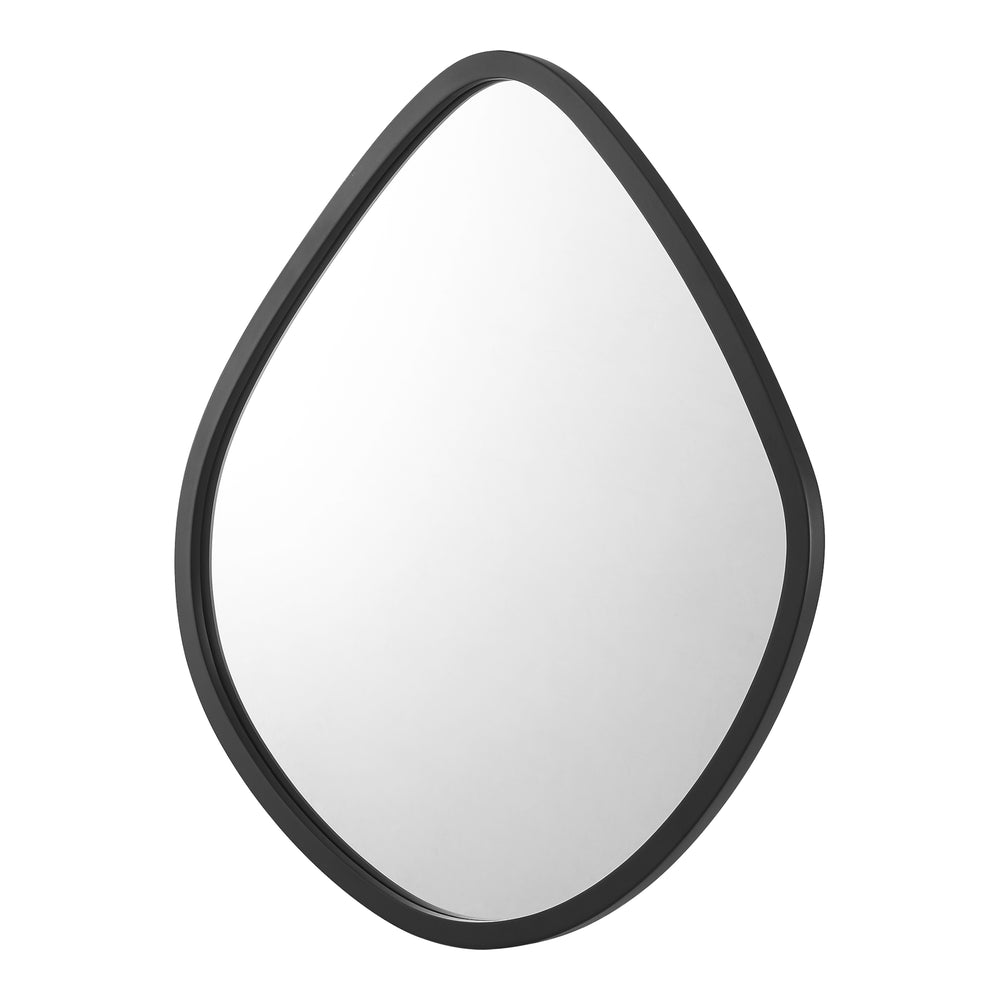 Espejo de pared Galatone negro, mate 64x60cm [en.casa] - premiumXL