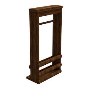 Portarrollos de papel higiénico Thyborøn madera de pino [en.casa]