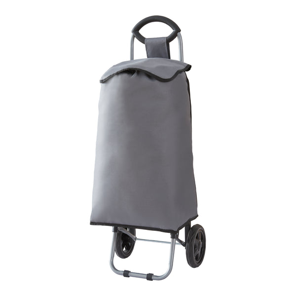 Carrito de compras Nørre Gris oscuro / Negro [en.casa]