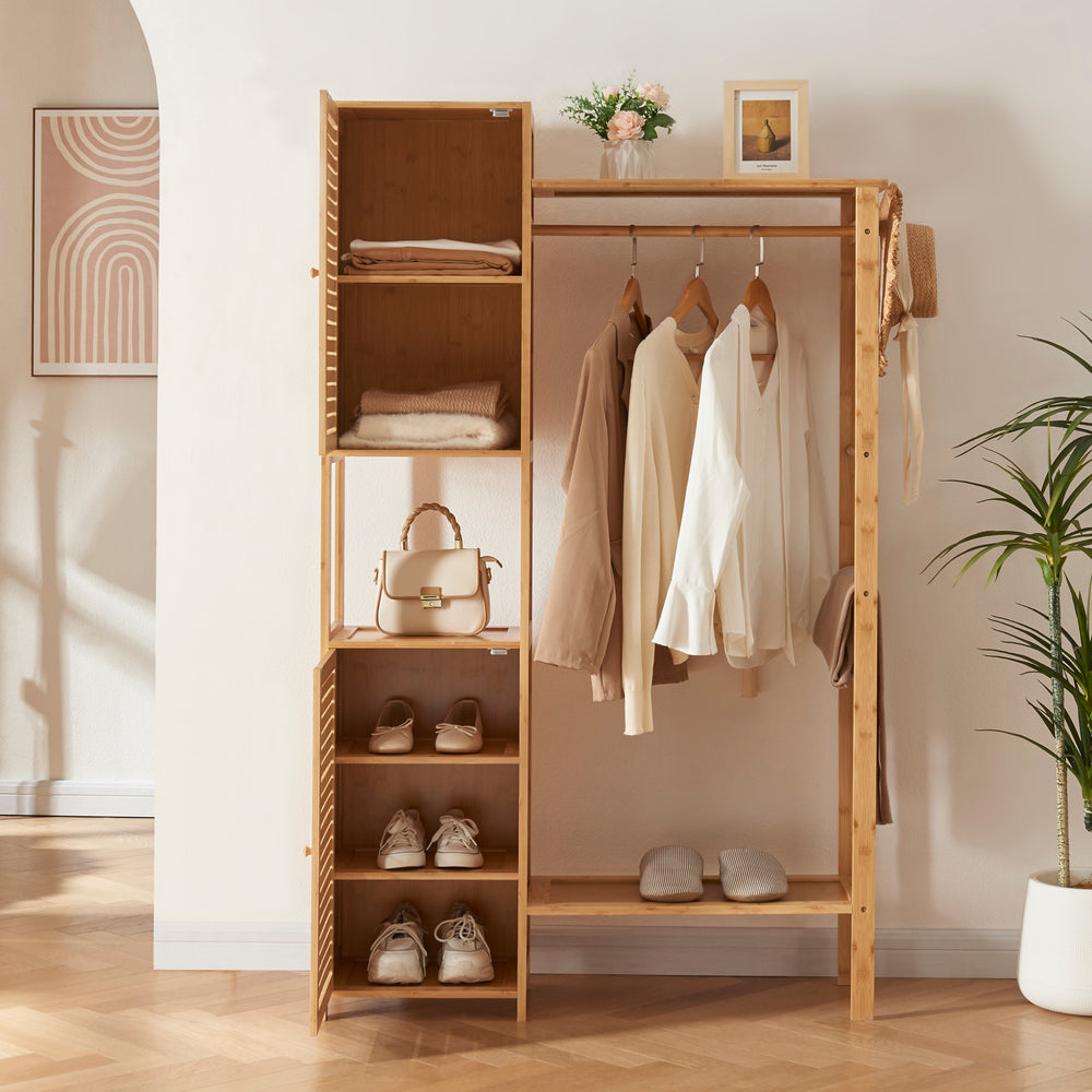 Perchero Oldsum de bambú [en.casa] - premiumXL