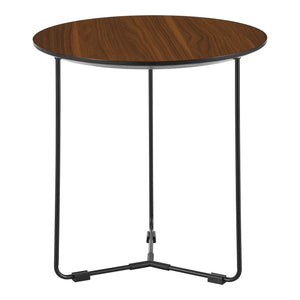 Mesa auxiliar Altura 42xØ39,5 cm Nogal [en.casa]