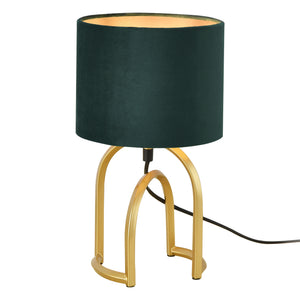 Lámpara de mesa Smethwick Verde oscuro [lux.pro]
