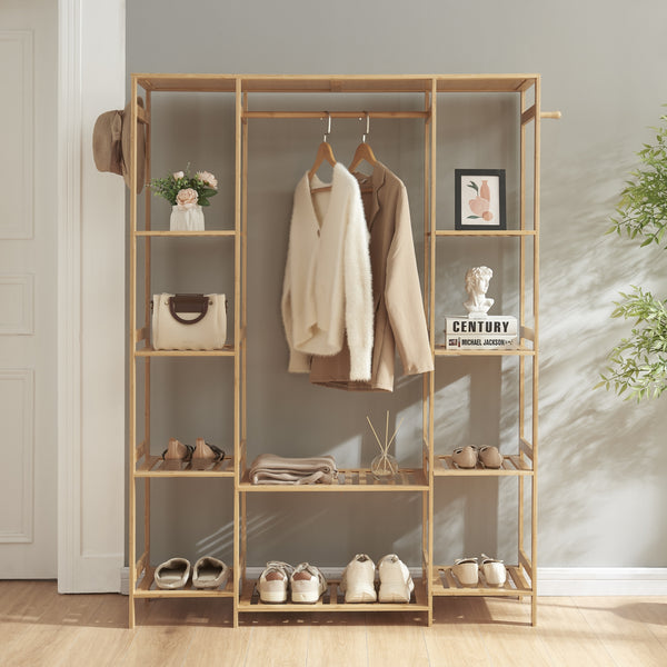 Perchero Ilomantsi Bambú [en.casa]