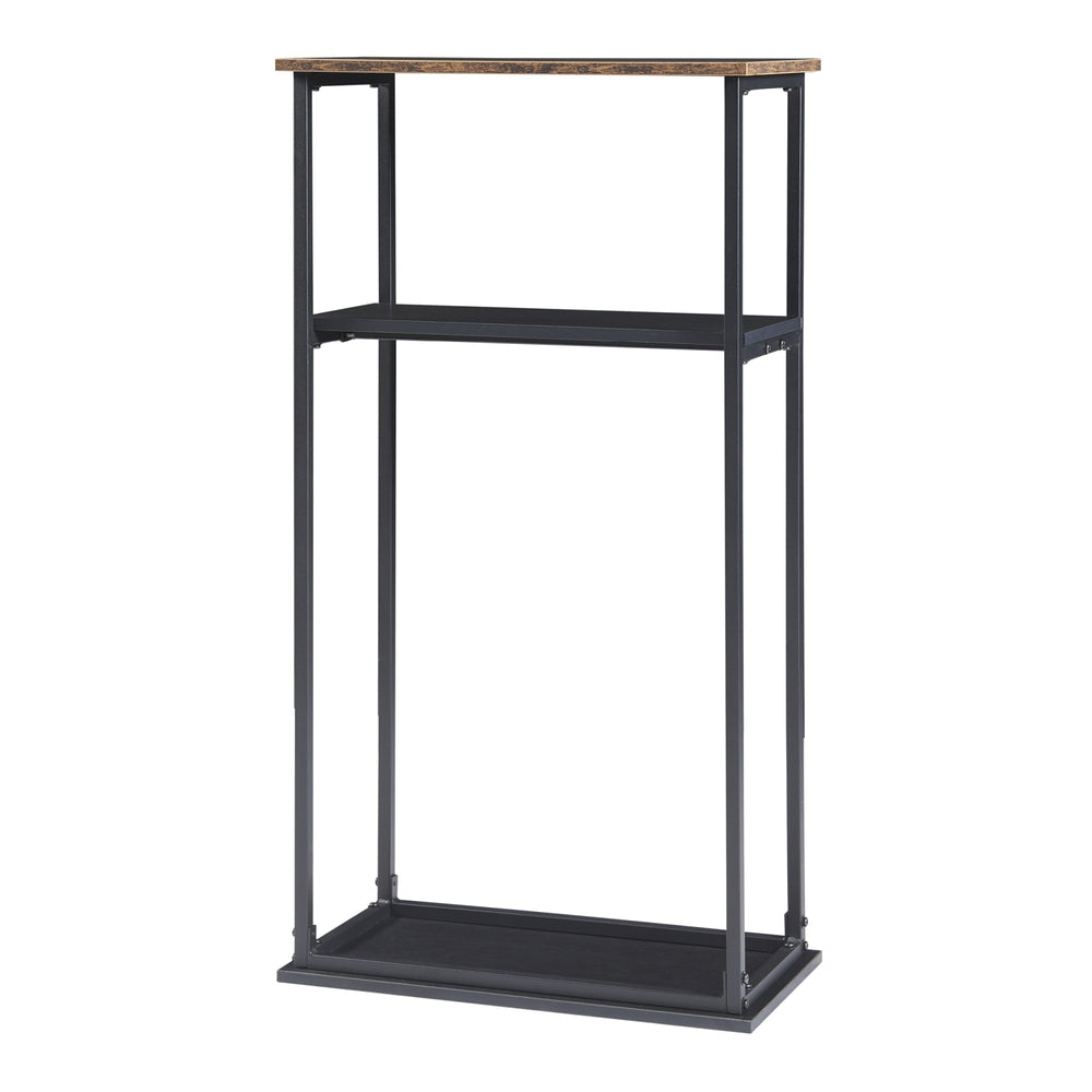 Estante para leña Turku con estantes 60x30x112cm [en.casa] - premiumXL