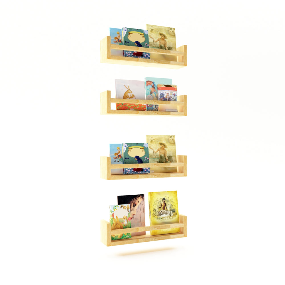 Estantería de pared Nykarleby juego de 4 [en.casa]
