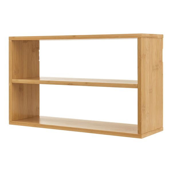 Estantería de pared Gol 50x15x30 cm Bambú [en.casa]